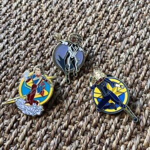 Captain marvel monica rambeau ms marvel pin set